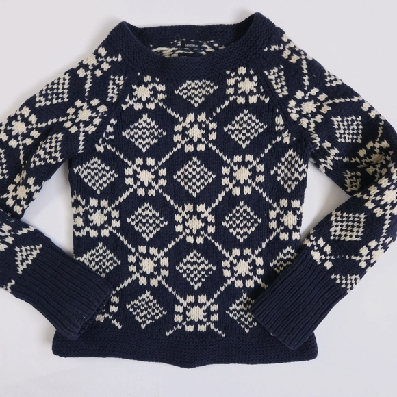 American Eagle Lot Of Two Hand Knit 100% Wool Chunky Sweaters Small - Picture 14 of 15